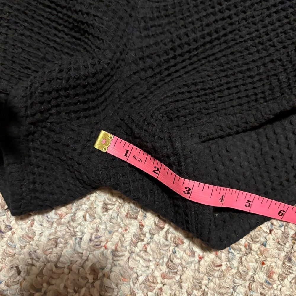 NWOT DONNI. Waffle Henley Short Button- Size XS - Picture 8 of 12